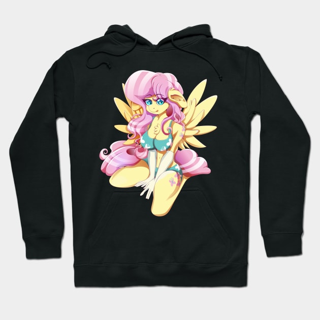 Fluttershy - Anthro Hoodie by RarieDash